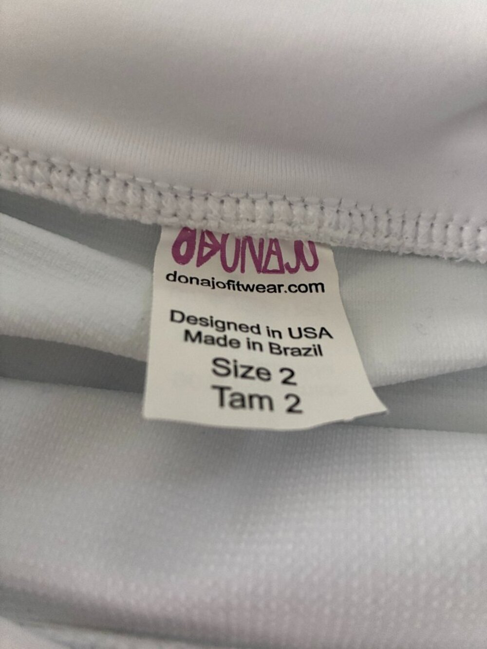 Dona jo Ultimate Skort Bright White, Size L, DJ size 2 - Picture 5 of 6